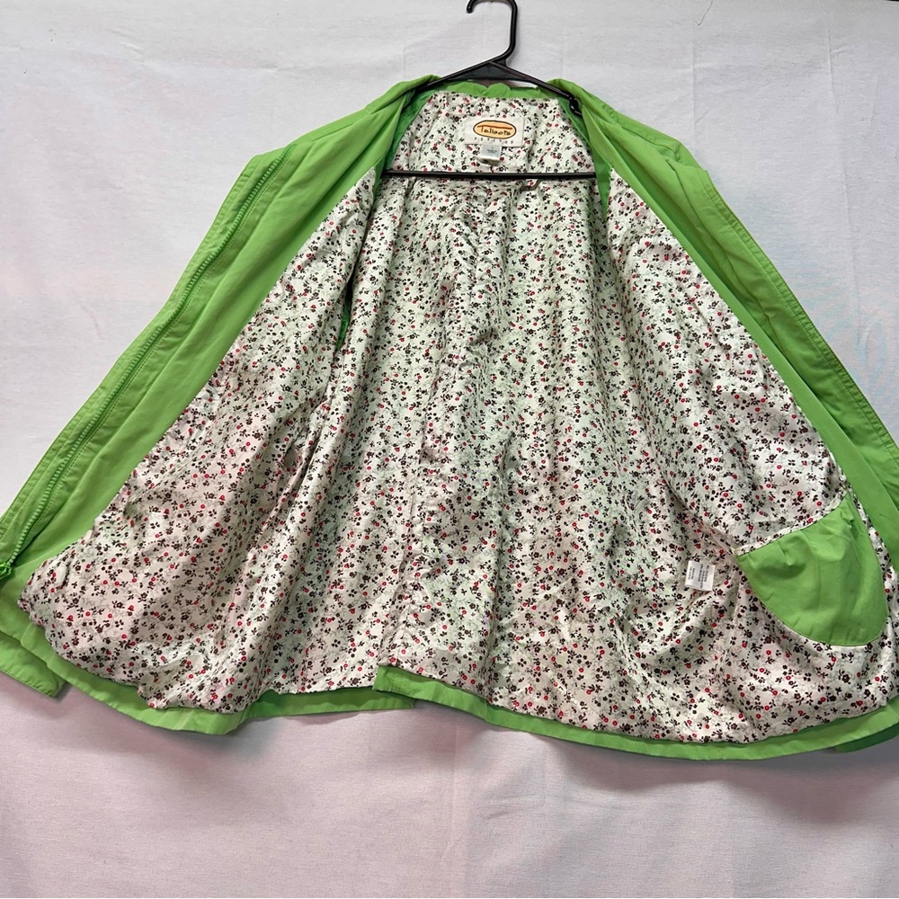 Talbots Lime Green Utility Jacket - Picture 4 of 11